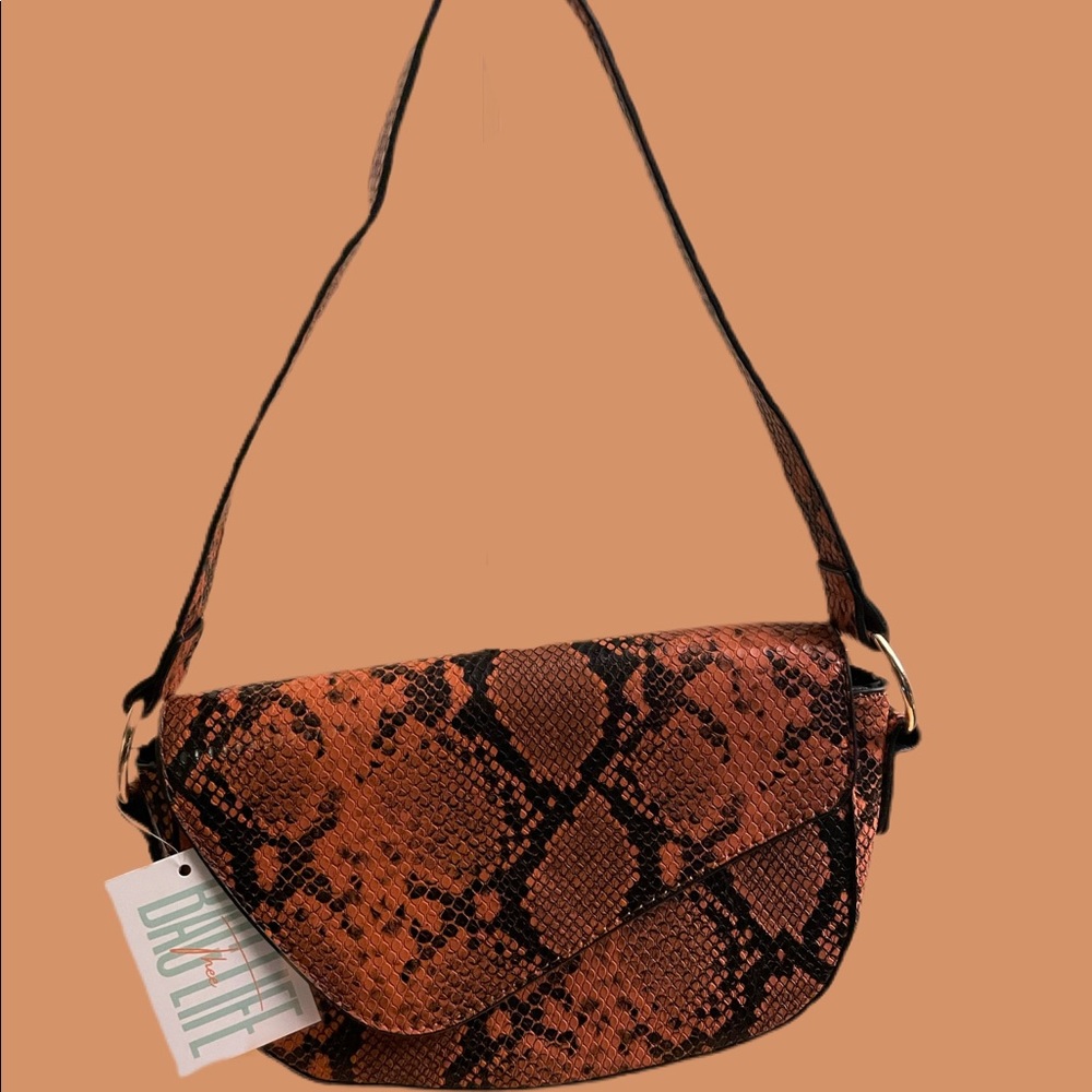 Brown snakeskin Bag